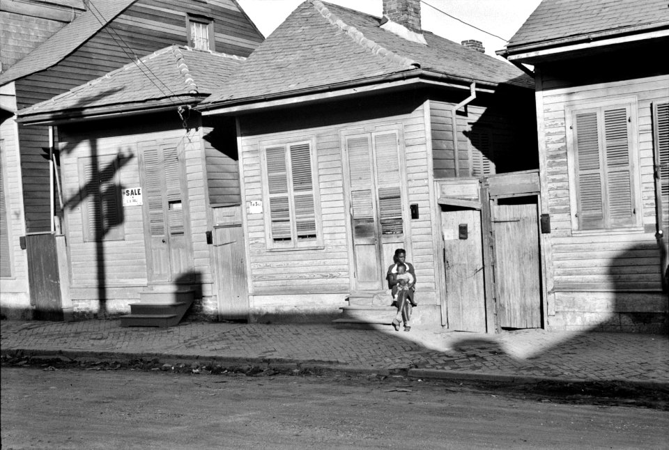 Madonna and Child: Sunday afternoon in New Orleans, Louisiana, January 1941.