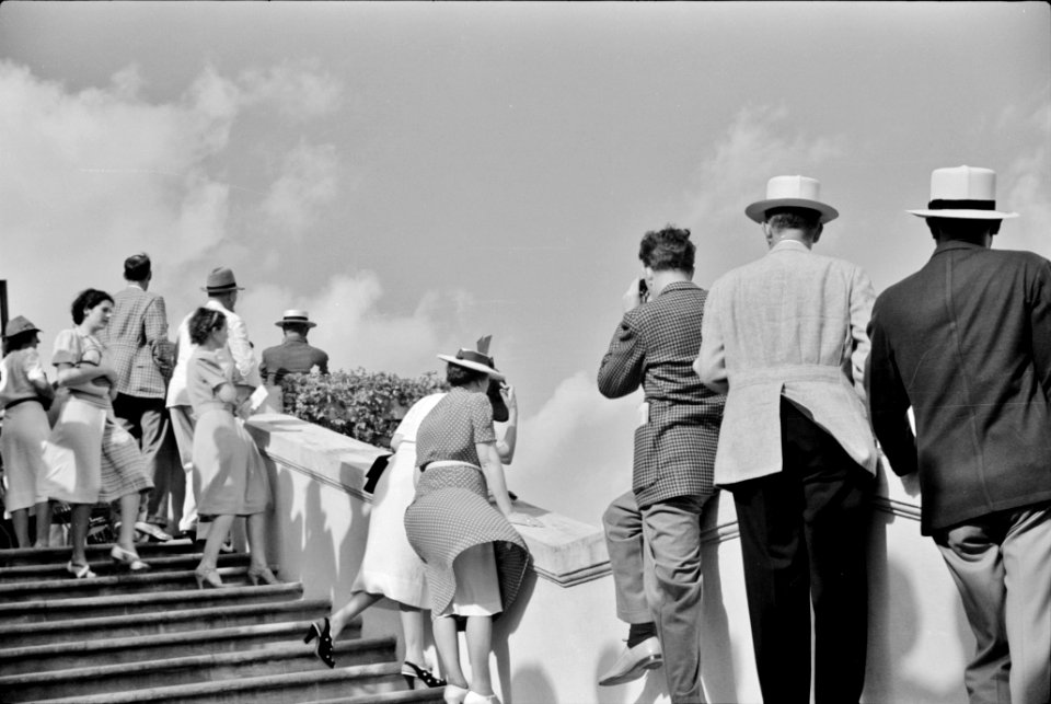 The Horse races at Hialeah Park. Miami, Florida, 1939.