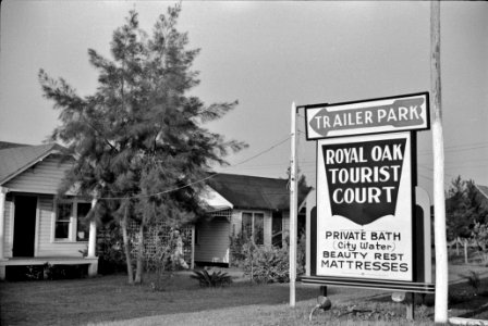 Beauty Rest: Tourist court near Plant City, Florida, 1939.