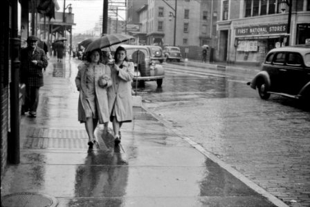 What Are Friends For?: On a rainy day in Norwich, Connecticut. November 1940