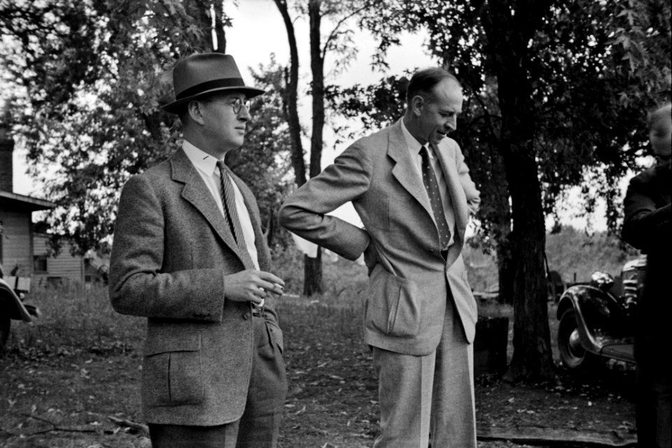 Sport Jackets & Cigarettes: Federal Resettlement Officials at Greenbelt, Maryland, October 1939.