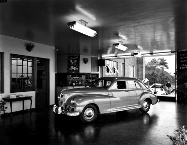 Step Into the Future: Griffith Consumers Co. Showroom at Superior Motors. September 1946