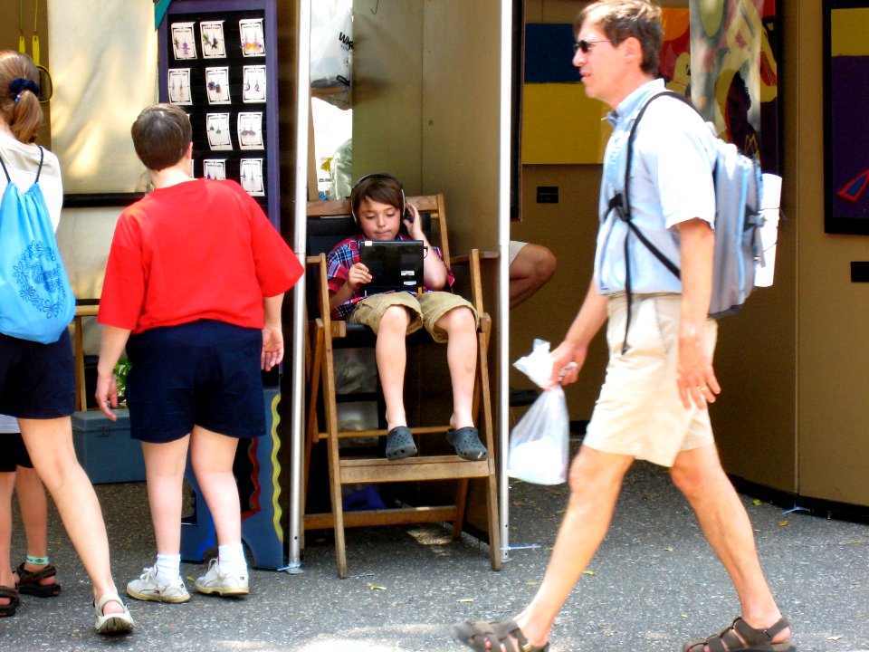 Bored at the Art Festival