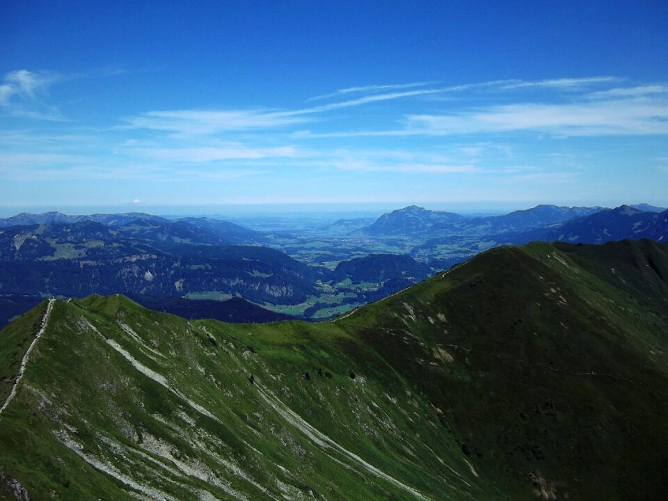 Mountains panorama oberstdorf