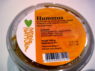 How to Say "Hummus" in Icelandic photo