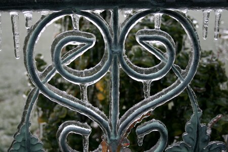 Ice winter cast iron