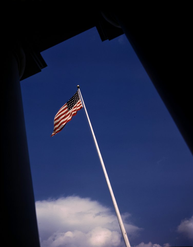 Old Glory: The American Flag, Detroit, Michigan. July 1942.