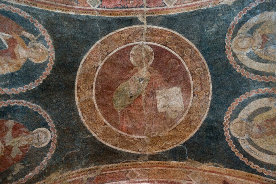 Al fresco mural jesus
