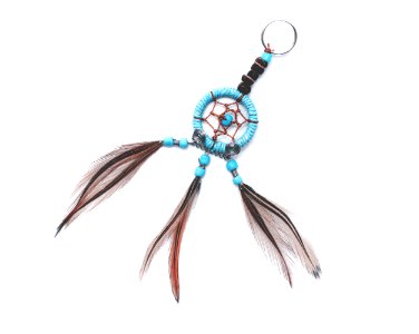 Dreamcatcher isolated on a white background