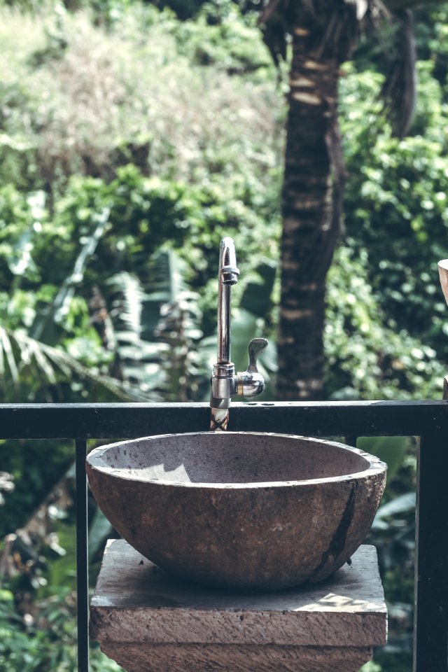 Washbasin in the tropics