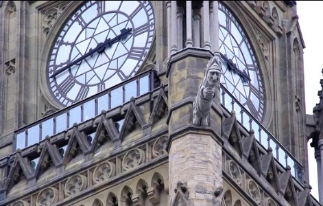 Canada Ottawa Parliament clock photo