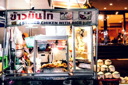 Street food in Bangkok, Thailand, Asia. photo