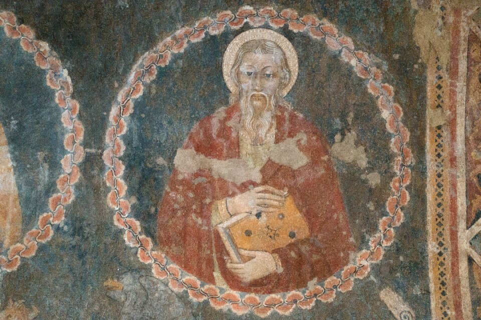 Al fresco mural evangelist