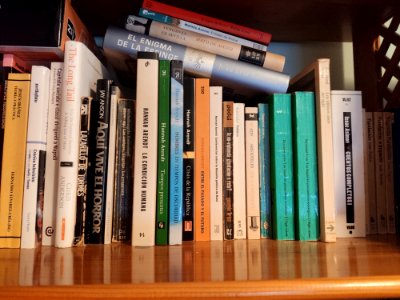 Libros en la biblioteca
