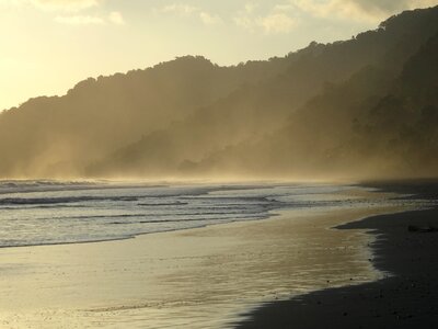 Abendstimmung haze ocean