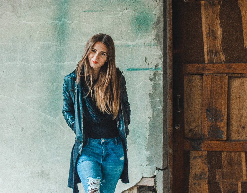 Fashion long hair beauty