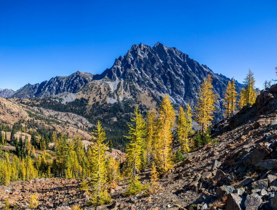 Mount stuart washington scenic view