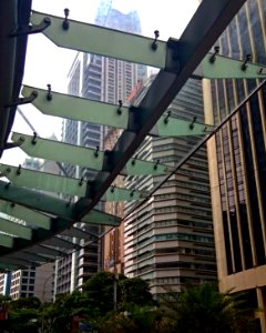 Buildings on Jalan Raja Chulan while I am waiting for the bus.