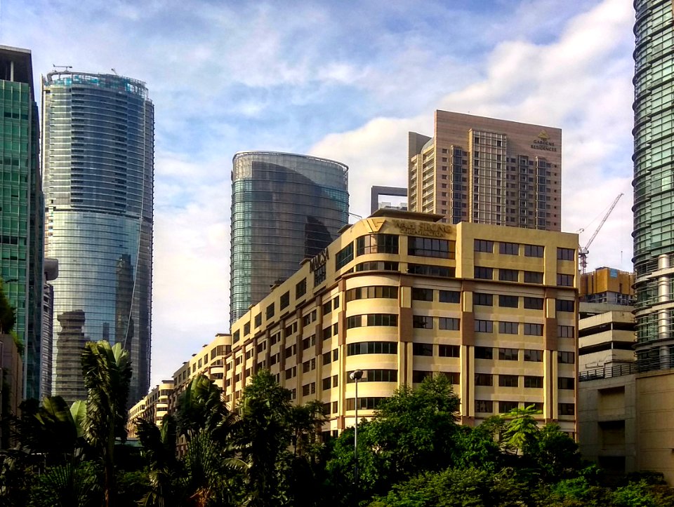 Buildings near Mid Valley