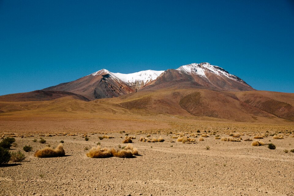 Landscape mountain dry