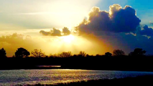 Coucher de soleil sur le Bassin photo