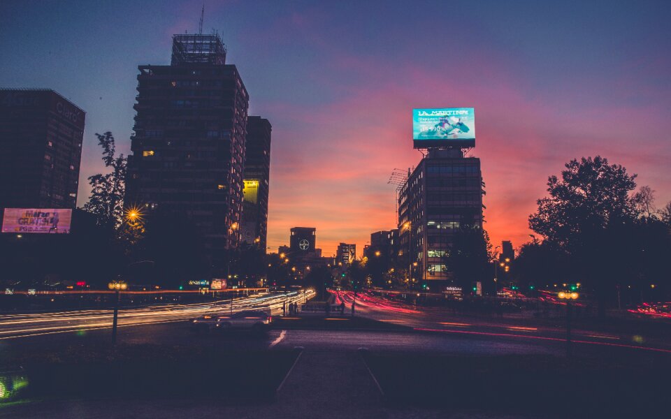 Street downtown cityscape