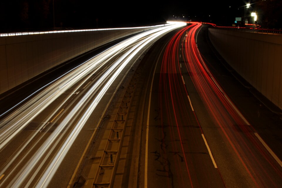 Road speed freeway photo