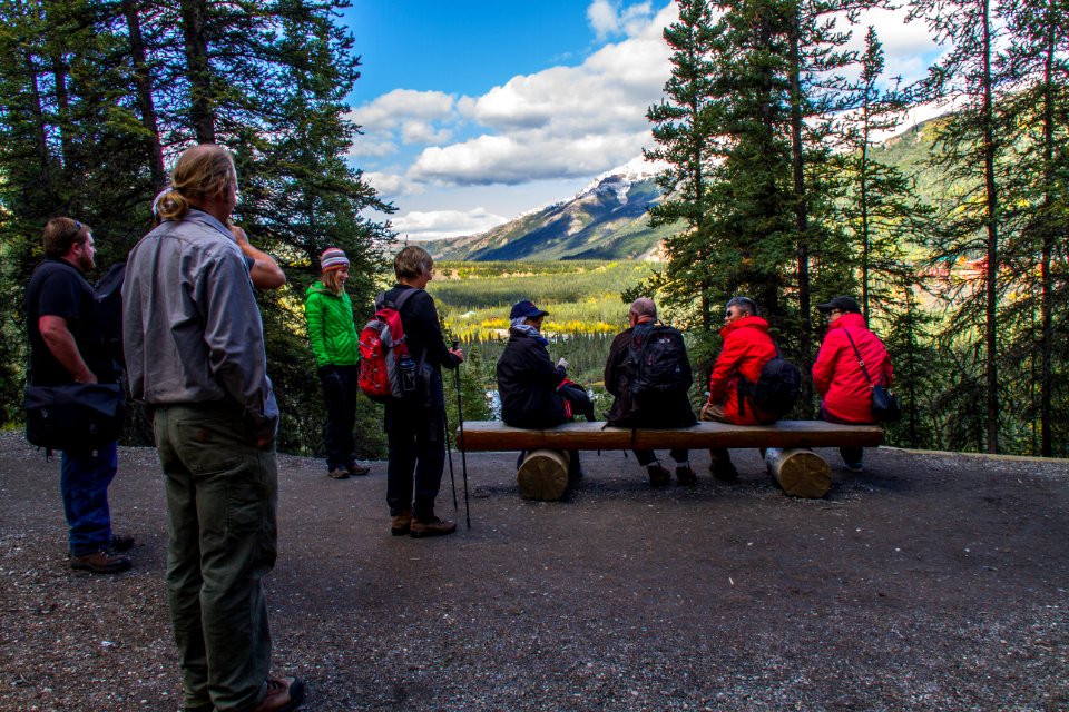 NPS Staff with Visitors