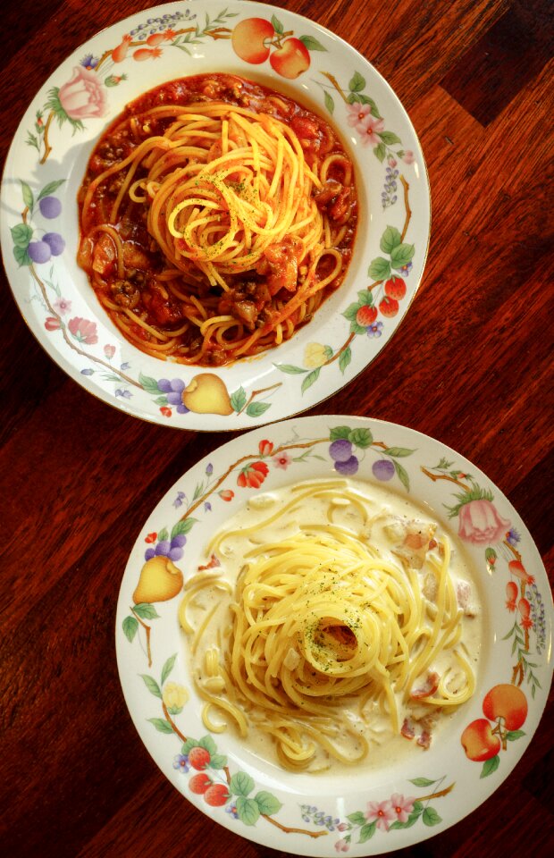 Meal plates cuisine
