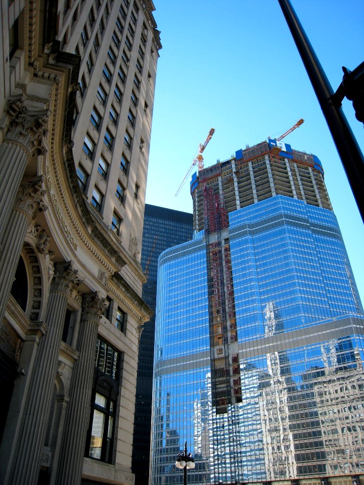 Old and New on Michigan Avenue