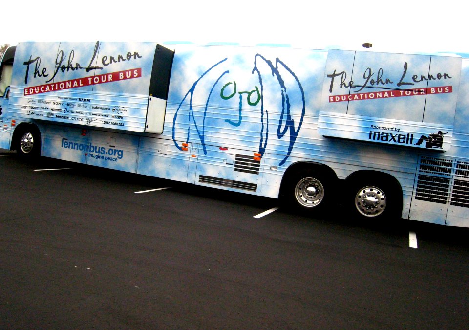 Surprise Visit by John Lennon Bus