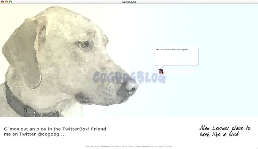 Twittercamp for Dogs
