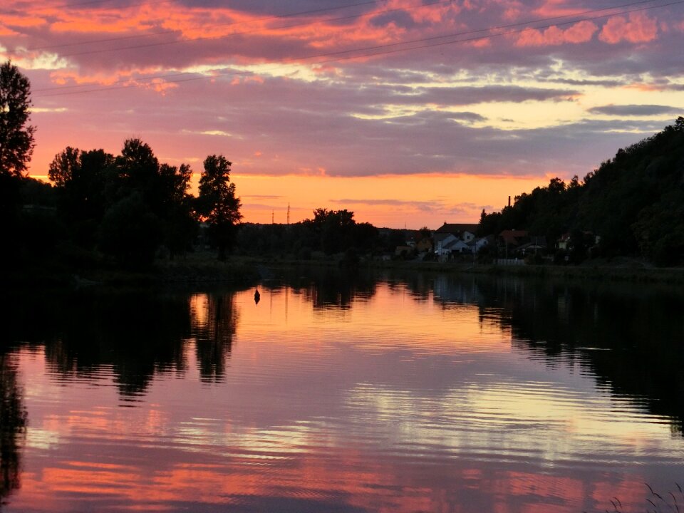 Sunset reflections mood