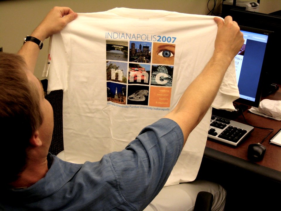 Checking out My New Shirt