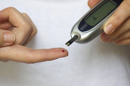 Glucose diabetic test photo