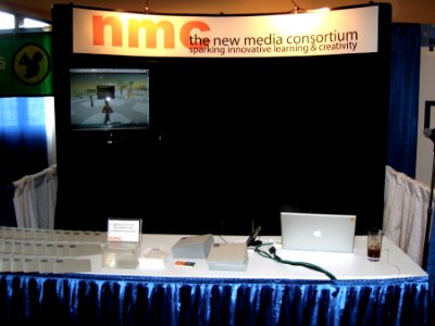 NMC Booth for Opening Reception
