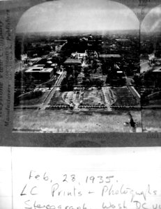 1935 (Feb 28) The Capitol from the Wash Monument LOC P+P Stereograph, Wash DC Views, Keystone View Company (2)