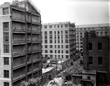 1935 (Nov 1) South Bldg Construction looking SW USDA Construction Photo Collection (1)