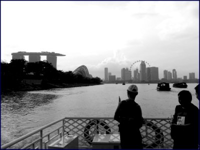marina barrage 10th anniversary - a different perspective from the boat photo