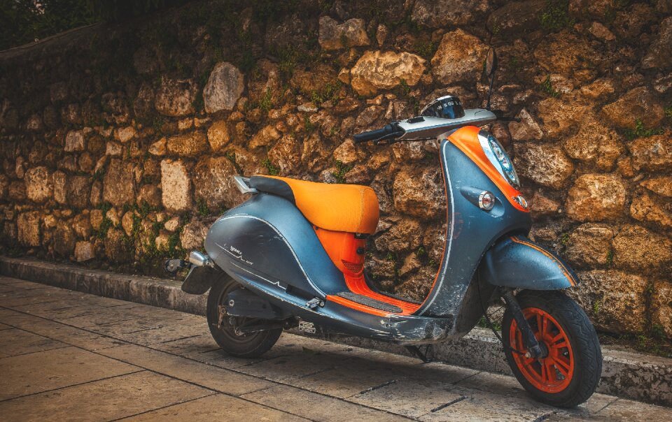 Motobike street holiday