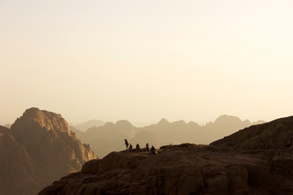 Rocks tourists climbers