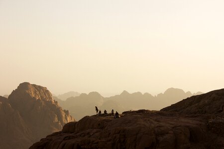 Rocks tourists climbers