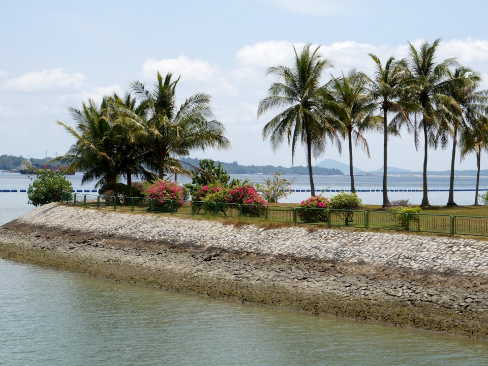 pasir ris park - the river and the sea