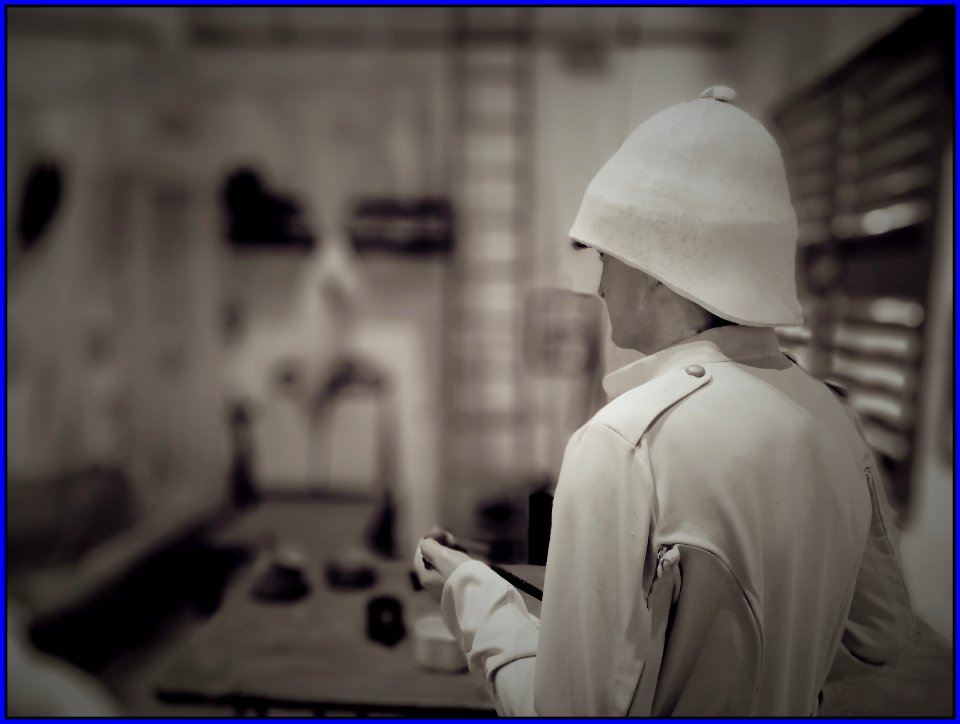 17Jan2019 - An officier, exhibit at Fort Siloso museum