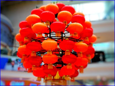 20Jan2019 - preparing for Chinese New Year - bunch of lanterns photo