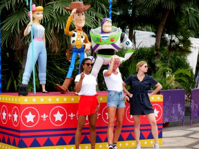 children's festival with toy story 4 - imitation