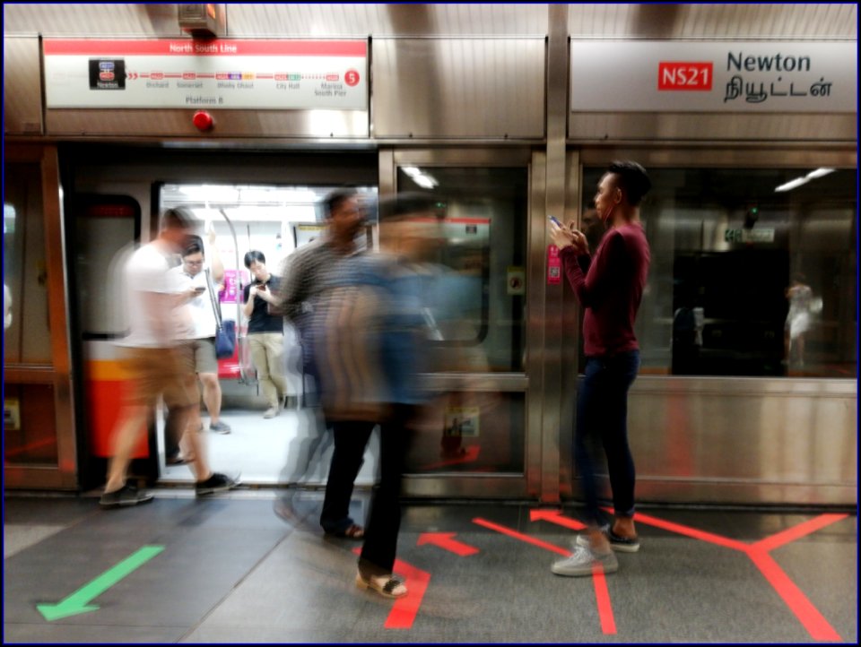 people on the  move