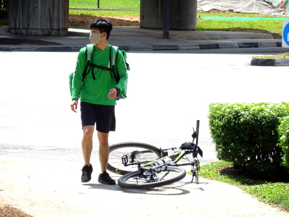 guy and his bike