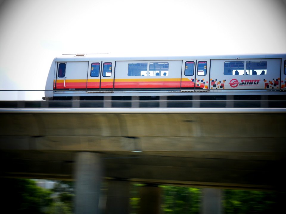 train on viaduct