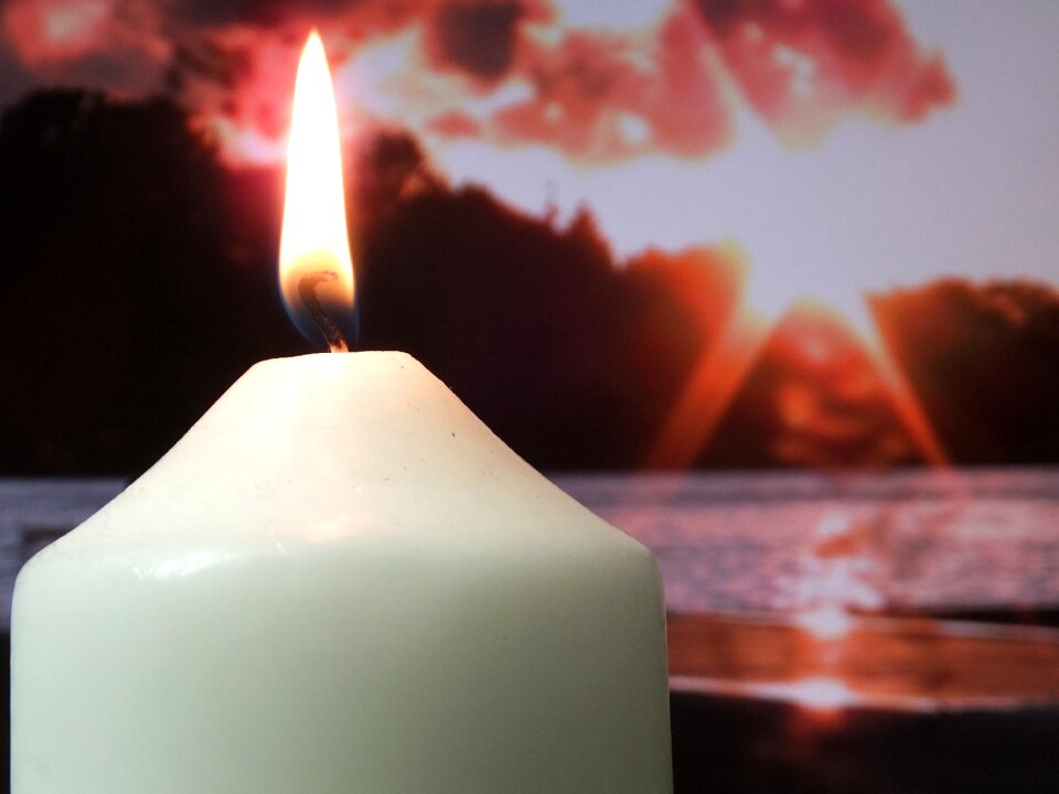 Sunset candlelight abendstimmung